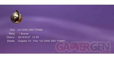 Le choc des titans trophees caches masques BRONZE 10