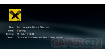 GREEN DAY Rock Band trophees BRONZE     29