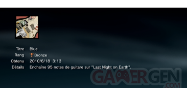 GREEN DAY Rock Band trophees BRONZE     18