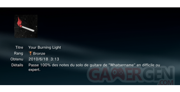 GREEN DAY Rock Band trophees BRONZE     16