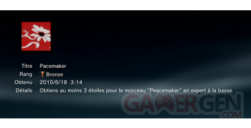 GREEN DAY Rock Band trophees BRONZE     13