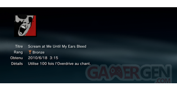 GREEN DAY Rock Band trophees BRONZE     4