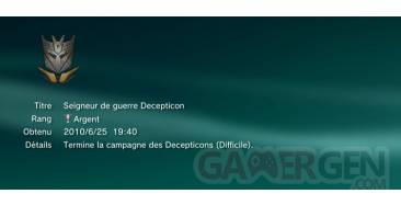 Transformers la guerre pour cybertron trophees argent 4