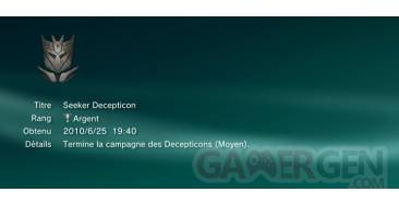 Transformers la guerre pour cybertron trophees argent 3