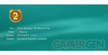 Naughty Bear trophees bronze 2