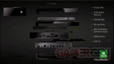 Sp&eacute;cificit&eacute;s - Xbox One