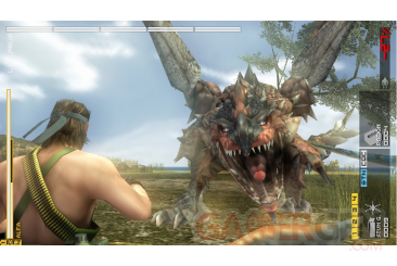 Metal-Gear-Solid-Peace-Walker-niveau-bonus-Monster-Hunter-wyverns-felyne015