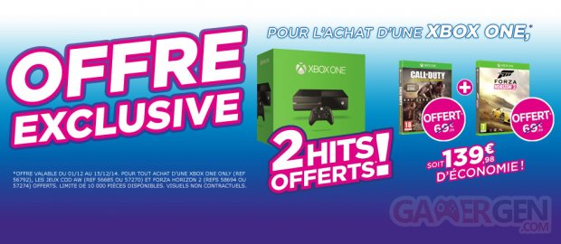 Pack xbox One offre micromania