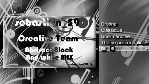 abstract black and  white MIX4