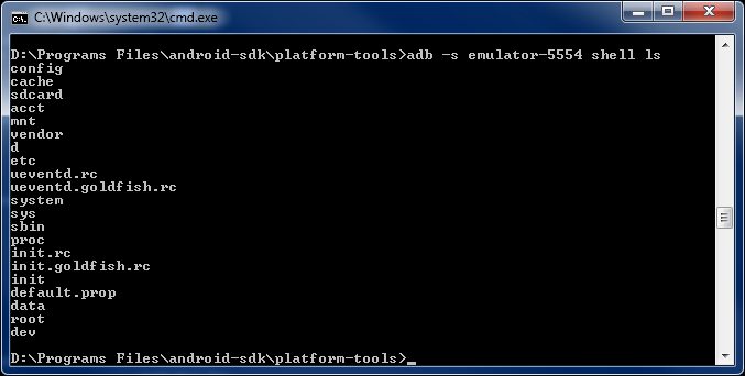 adb-shell-commande