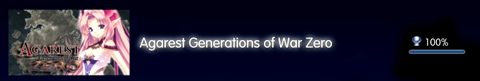 Agarest Generation of War Zero Trophées FULL 1