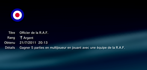 air conflicts - trophees ARGENT -  11