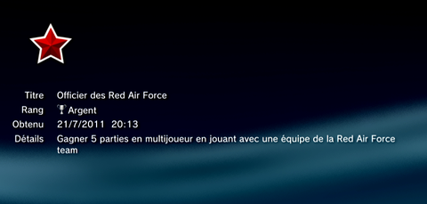 air conflicts - trophees ARGENT -  12