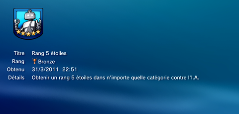 All W Stars - Trophees - BRONZE -  15