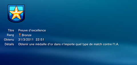 All W Stars - Trophees - BRONZE -  16