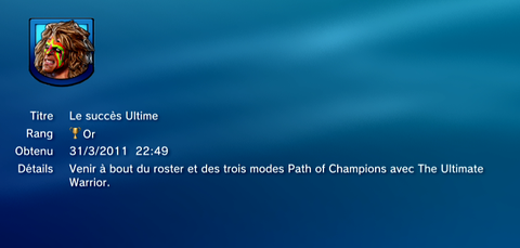 All W Stars - Trophees - OR -  1