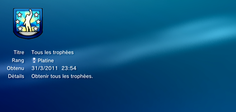 All W Stars - Trophees - PLATINE -  1