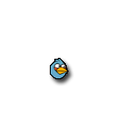 Angry bird blue-bird