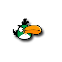 Angry bird green-bird