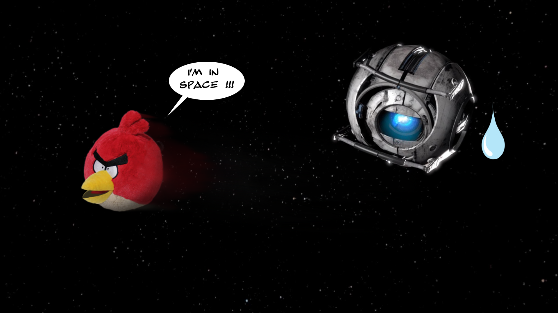 Angry in space