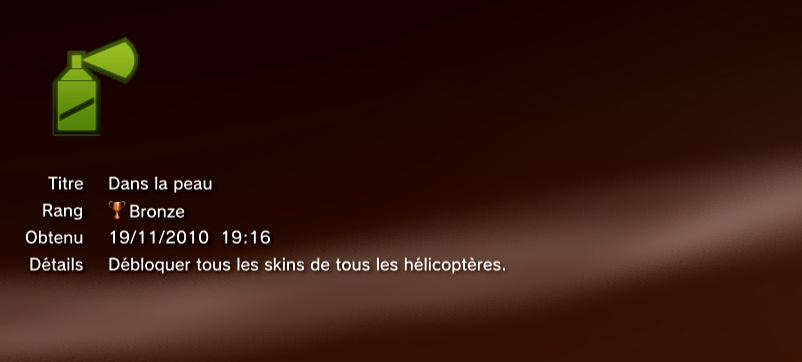 APACHE AIR ASSAULT trophees PS3 BRONZE     39