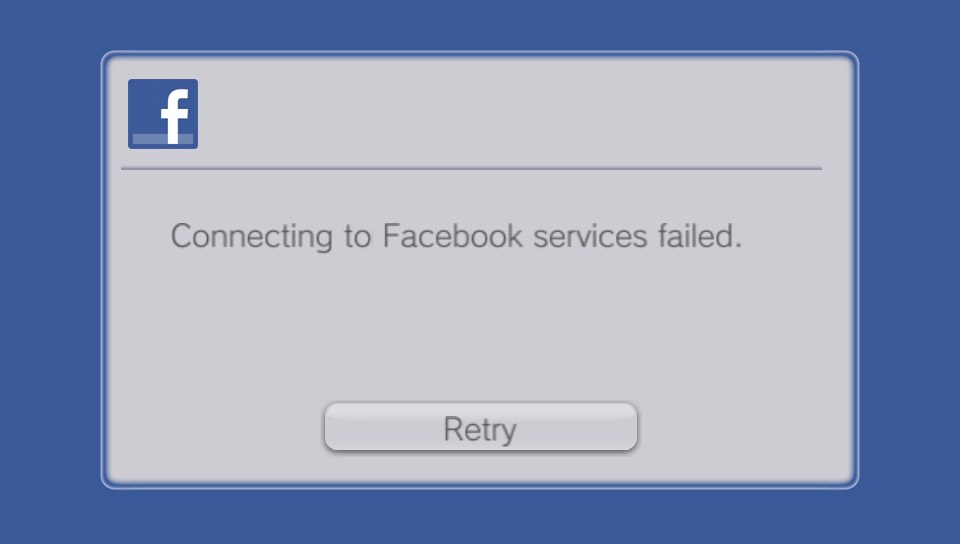 Application Facebook erreur
