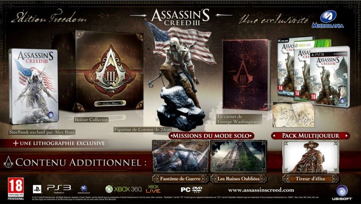 assassin's creed III edition freedom