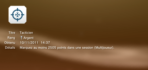 Assassin's creed revelations - Trophées - ARGENT 05