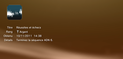 Assassin's creed revelations - Trophées - ARGENT 11