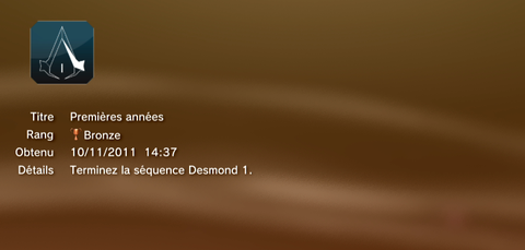 Assassin's creed revelations - Trophées - BRONZE 06