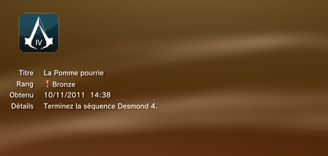 Assassin's creed revelations - Trophées - BRONZE 09