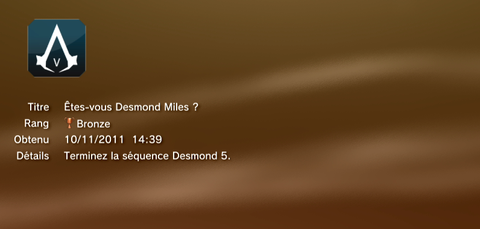 Assassin's creed revelations - Trophées - BRONZE 10