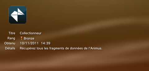 Assassin's creed revelations - Trophées - BRONZE 11