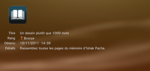 Assassin's creed revelations - Trophées - BRONZE 12