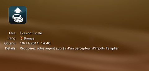 Assassin's creed revelations - Trophées - BRONZE 18