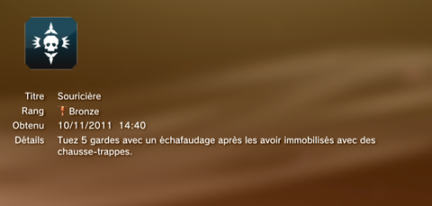 Assassin's creed revelations - Trophées - BRONZE 25