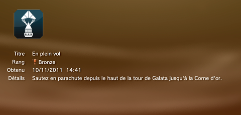 Assassin's creed revelations - Trophées - BRONZE 28