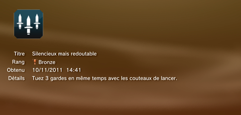 Assassin's creed revelations - Trophées - BRONZE 29