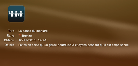 Assassin's creed revelations - Trophées - BRONZE 31