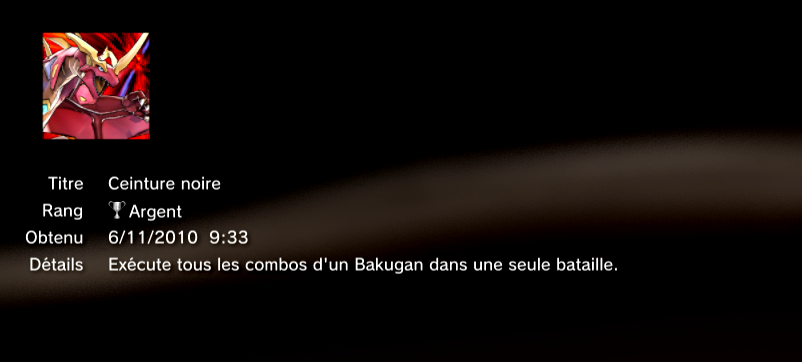 Bakugan les protecteurs de la terre trophees ARGENT    6