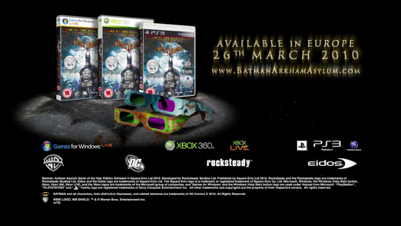 Batman Arkham Asylum game of the year