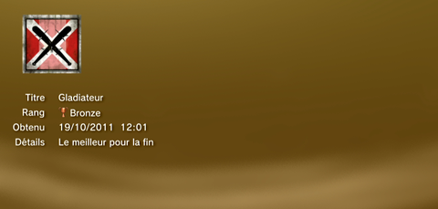Batman Arkham City trophées BRONZE - 07