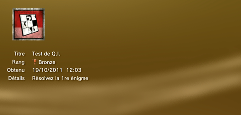 Batman Arkham City trophées BRONZE - 18