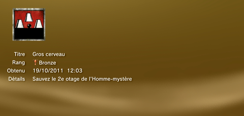 Batman Arkham City trophées BRONZE - 20