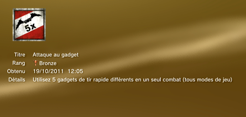 Batman Arkham City trophées BRONZE - 35