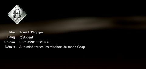 Battlefield 3 - Trophées - ARGENT 2