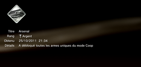 Battlefield 3 - Trophées - ARGENT 3