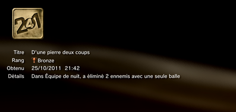 Battlefield 3 - Trophées - BRONZE 11