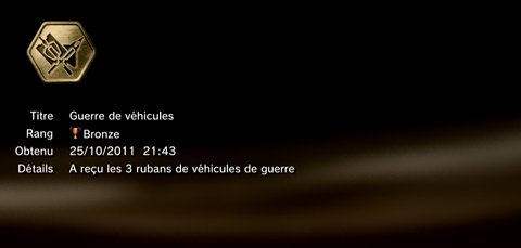 Battlefield 3 - Trophées - BRONZE 20