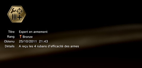 Battlefield 3 - Trophées - BRONZE 21